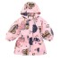 Dívčí kabát L2030 růžová