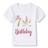 Dívčí narozeninové tričko B1566 C
