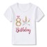 Dívčí narozeninové tričko B1566 D