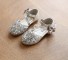 Dívčí sandály s mašličkou stříbrná