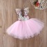Dívčí šaty jako pro baletku J1280 růžová