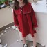 Dívčí šaty N252 červená