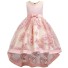 Dívčí šaty N276 světle růžová