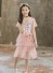 Dívčí šaty N515 růžová