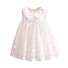 Dívčí šaty N576 bílá
