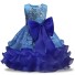 Dívčí šaty N577 modrá