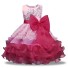 Dívčí šaty N577 tmavě růžová