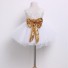Dívčí šaty s mašlí C1080 bílá