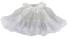 Dívčí sukně s mašlí L1014 bílá