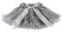 Dívčí sukně s mašlí L1014 šedá