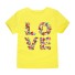 Dívčí tričko LOVE J3289 žlutá
