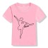 Dívčí tričko s baletkou B