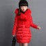 Dívčí zimní bunda L1990 červená