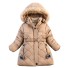 Dívčí zimní bunda L1992 béžova