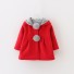 Dívčí zimní kabát J1906 červená