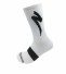 Dlhé ponožky s potlačou biela