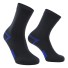 Dlhé zimné ponožky pre mužov Vodeodolné lyžiarske ponožky Pánske teplé ponožky do zimy modrá