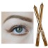 Dlhotrvajúca ceruzka na oči Vodeodolná ceruzka na očné linky Gélové očné linky zlatá