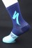 Dlouhé ponožky s potiskem tmavě modrá