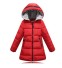 Długa kurtka zimowa dziewczęca Anna J1885 czerwony