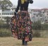 Długa spódnica damska ze wzorem A1982 1