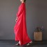 Długa sukienka damska - tunika czerwony
