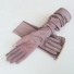 Długie rękawiczki damskie B1 jasny fiolet