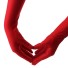 Długie rękawiczki damskie luksusowe J1976 czerwony