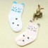 Dojčenské ponožky s mačičkou - 2 páry D