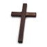 Dřevěný kříž 2 ks tmavě hnědá