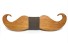 Drewniana muszka w kształcie wąsa J648 7