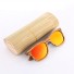 Drewniane okulary przeciwsłoneczne męskie E2160 12