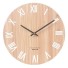 Drewniany zegar ścienny 12