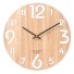 Drewniany zegar ścienny 8