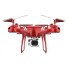 Dron z kamerą i akcesoriami K2625 czerwony