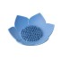 Držák na mýdlo ve tvaru květu modrá