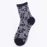 Durchsichtige Leopardensocken für Damen schwarz