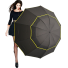 Duży składany parasol czarny
