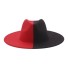 Dvojfarebný klobúk Z1844 červená