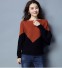 Dwukolorowy sweter damski G371 3