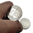 Dwustronna metalowa moneta 2,5 cm z napisami „tak i nie” po każdej stronie Moneta ułatwiająca podejmowanie decyzji „tak i nie” Kolekcjonerska pozłacana moneta srebrny