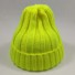 Dzianinowa czapka neonowa żółty