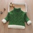 Dzianinowy sweter dziecięcy L593 zielony