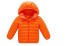 Dziewczęca pikowana kurtka J3039 pomarańczowy