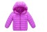 Dziewczęca pikowana kurtka J3039 purpurowy