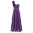 Dziewczęca sukienka balowa N139 ciemny fiolet