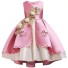 Dziewczęca sukienka balowa N162 różowy