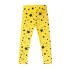 Dziewczęce spodnie dresowe w gwiazdki J2899 żółty