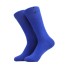 Einfarbige Herrensocken blau