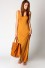 Elastisches Maxikleid orange